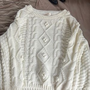 Winter White Chunky Sweater